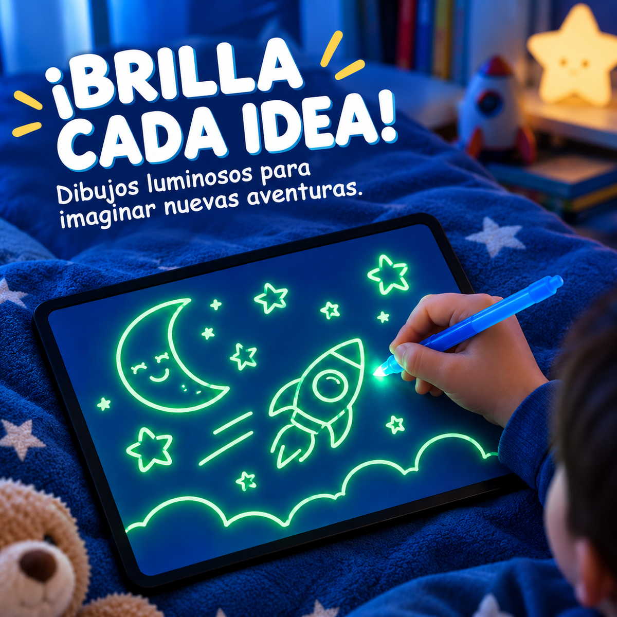 Pizarra Mágica LED PlanetKids™