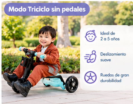 Scooter Crece Conmigo 3 en 1 PlanetKids™