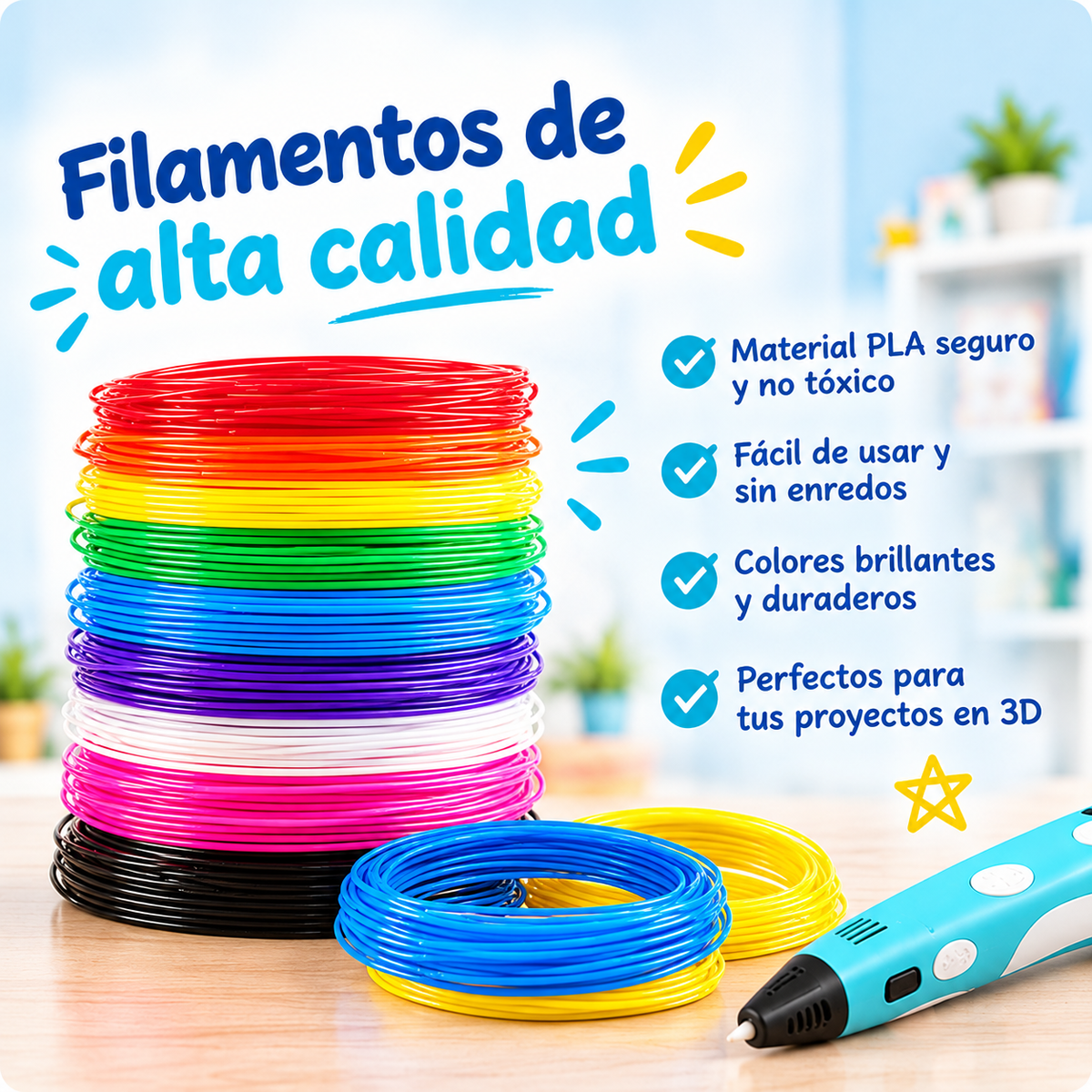 Recambios Boligrafo Magico 3D PlanetKids™