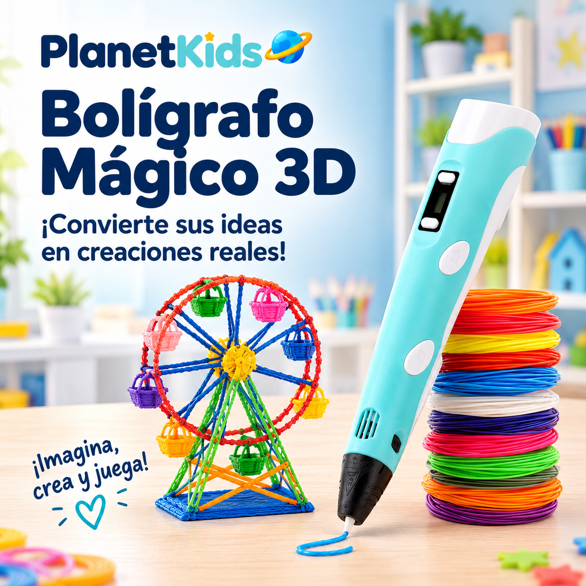 Boligrafo Mágico 3D PlanetKids™