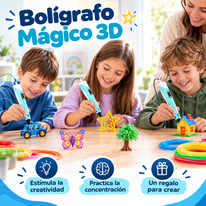Boligrafo Mágico 3D PlanetKids™