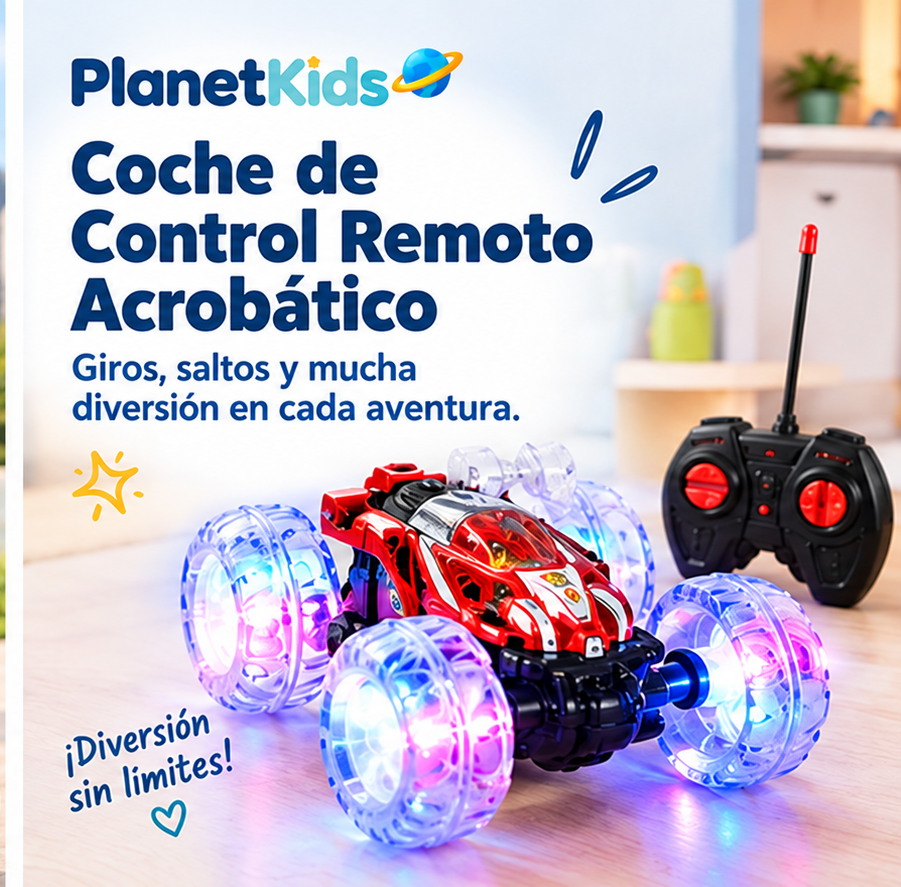 Coche Acrobático Radiocontrol PlanetKids™