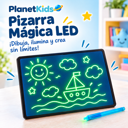 Pizarra Mágica LED PlanetKids™